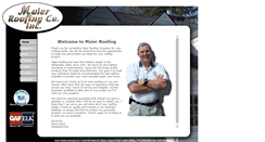 Desktop Screenshot of maierroofing.com